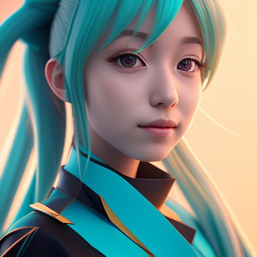 hatsune miku makeup