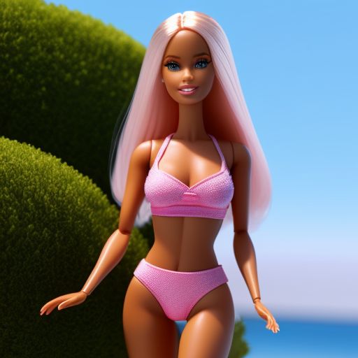 Barbie in a discount swimsuit