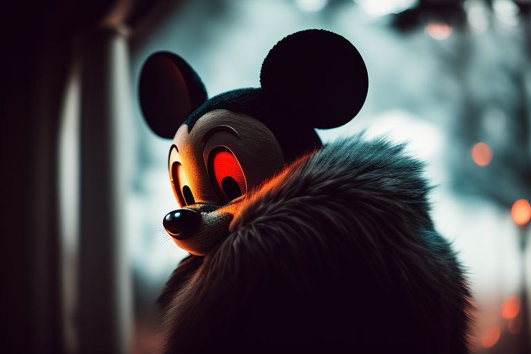 Evil deals mickey mouse