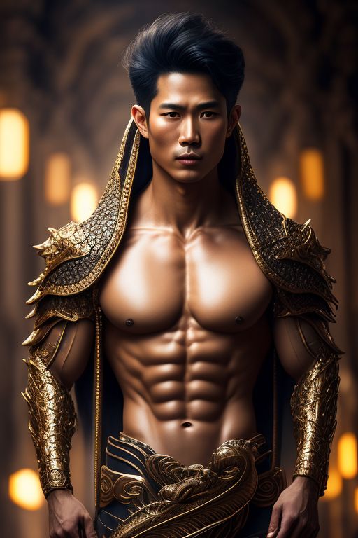 mongolian model man