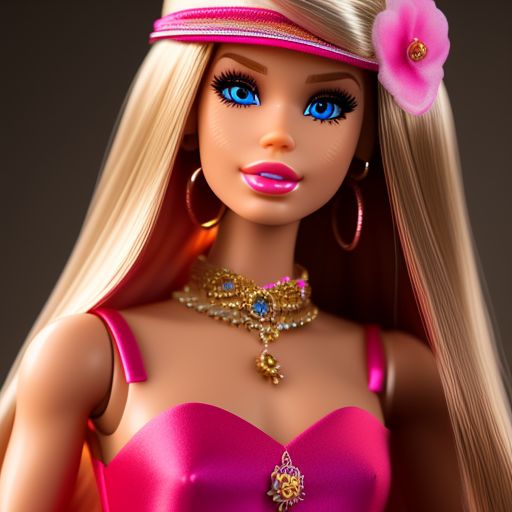 Premium AI Image  Digital Doll A Mesmerizing 3D HD Rendering of a