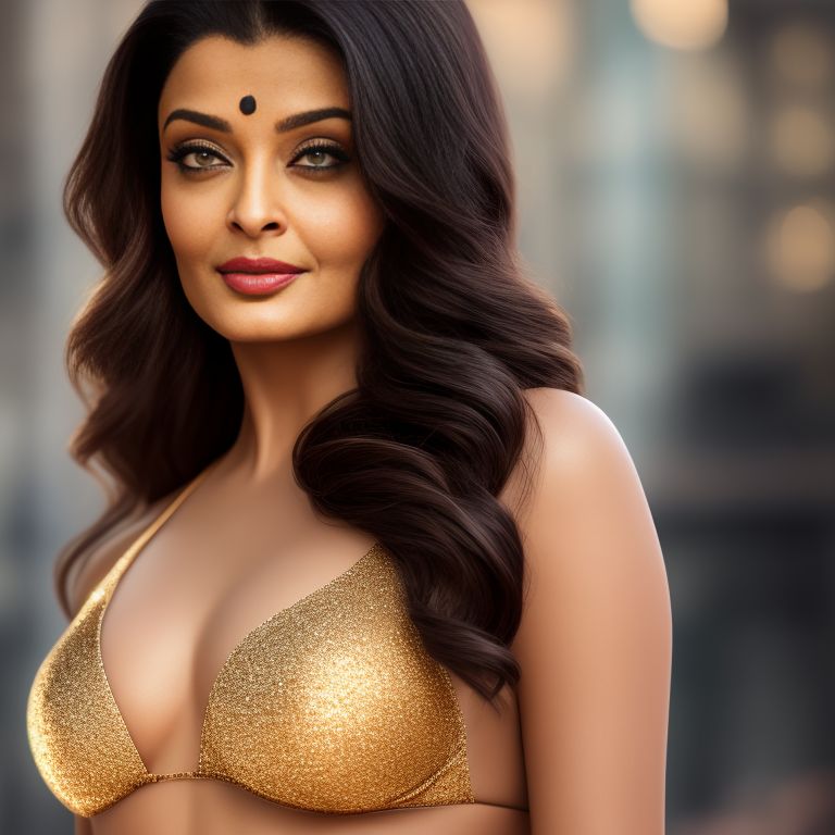 perfect-yak482: aishwarya rai shows her navel in exotic gold bikini to the  male king of dubai