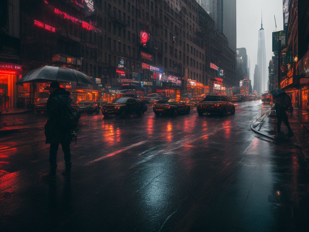 markmo: A gritty Street photography of New York City in the rain by ...