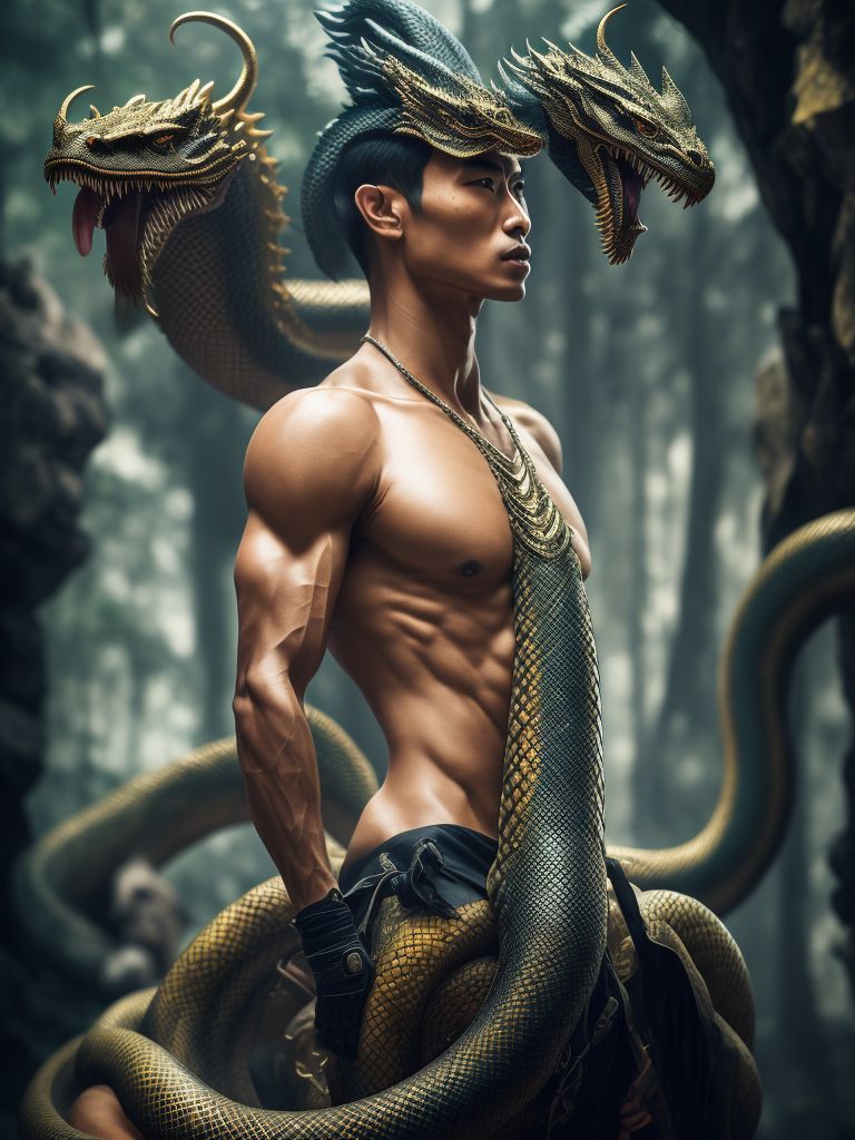 half dragon half snake