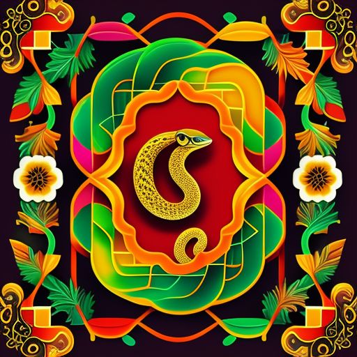 gigiodekor: forest and snake