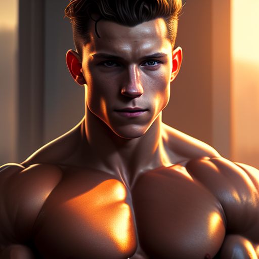 muddy-pony24: Tom holland as a bodybuilder