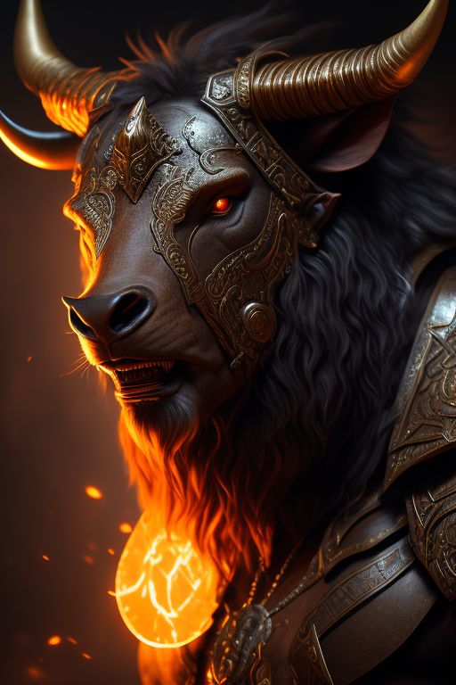 Caesda: an anthropomorphic minotaur