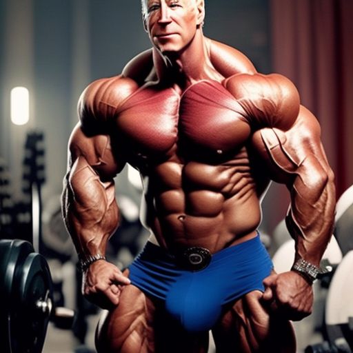 vague-magpie504: gigantic muscular Joe Biden, Hulking out of clothes