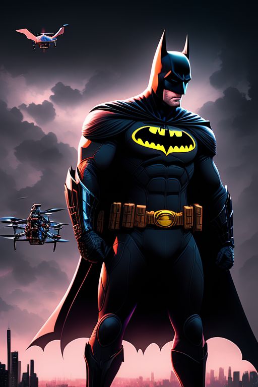 rare-ape677: batman with drone