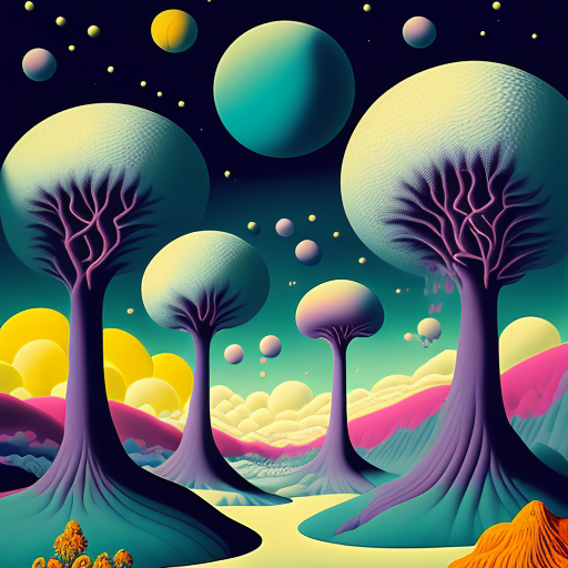 Darkenrahl: mushrooms, vibrant and surreal worlds, mysteries of the ...