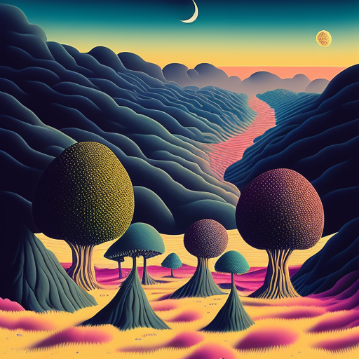 Darkenrahl: mushrooms, vibrant and surreal worlds, mysteries of the ...