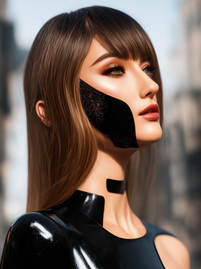 Black Beauty' Latex Mask - Realistic Masks