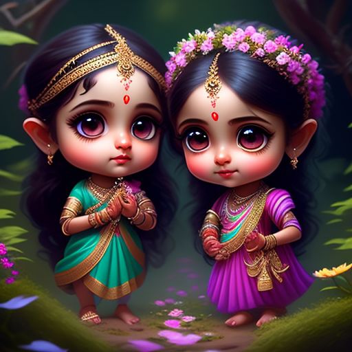 stained-boar998: Radha Krishna in beautiful forest beautiful