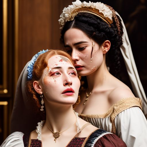 Renaissance Women Fighting