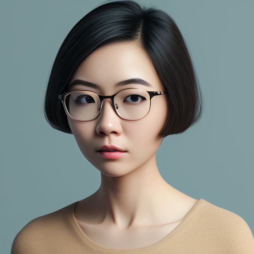 short hair girls asian