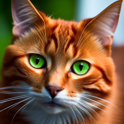 Orange cat best sale with yellow eyes