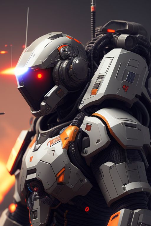 frozenibex316 Mech Pilot This 3D NFT character is a pilot of a