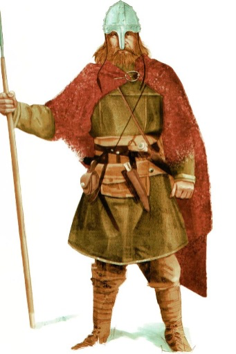 vague-wasp791: A blonde-haired Anglo-Saxon warrior wearing woolen ...