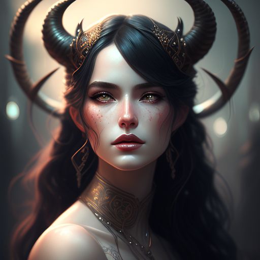 meaty-slug528: beatiful majestic women with horns