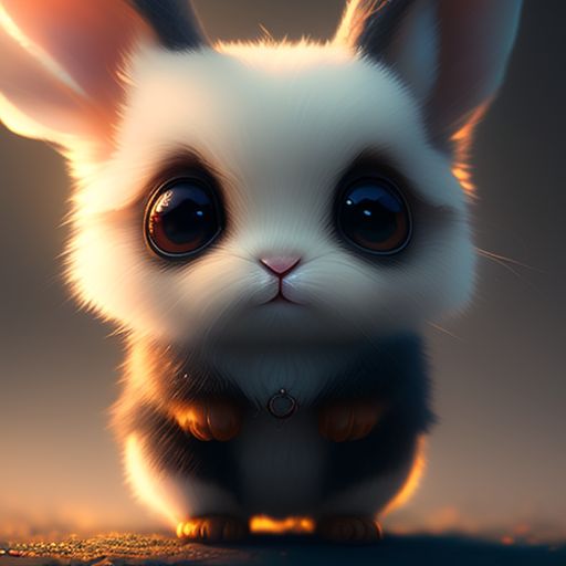 Premium AI Image  Bright and Vivid Instagram Profile Pic A Cute Little  Bunny with WideEyed Innocence Sporting a Fru