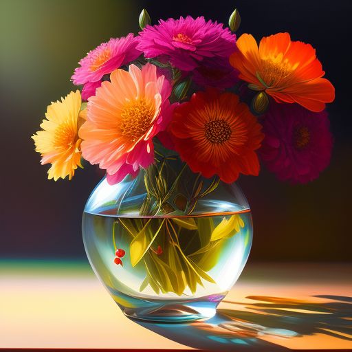 AndreaMarques: olive, flowers inside clear vase