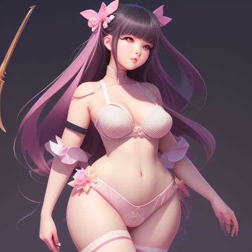 Steam Workshop::Anime woman beige thighs underwear panties white thick