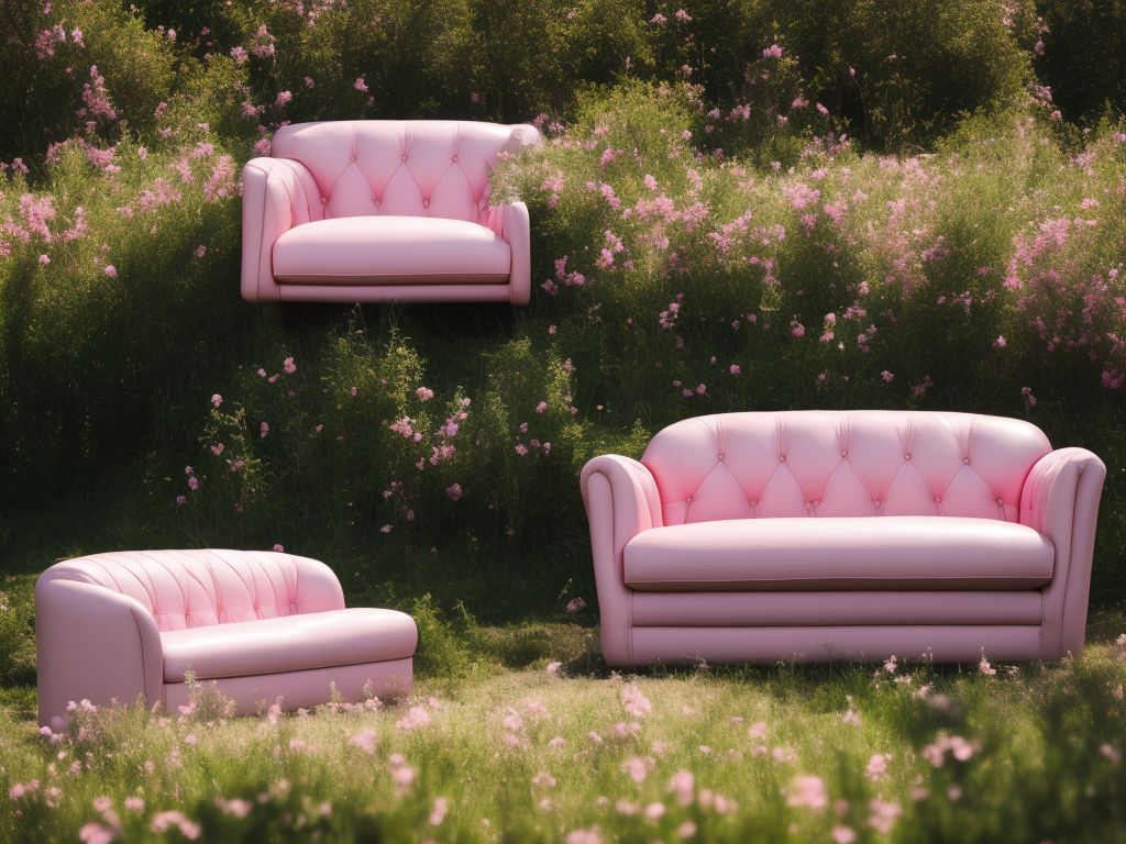 Pink Leather Furniture