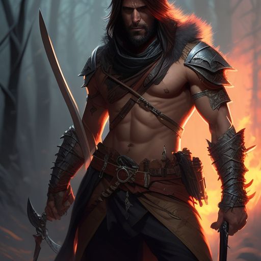 Human Ranger With Longbow