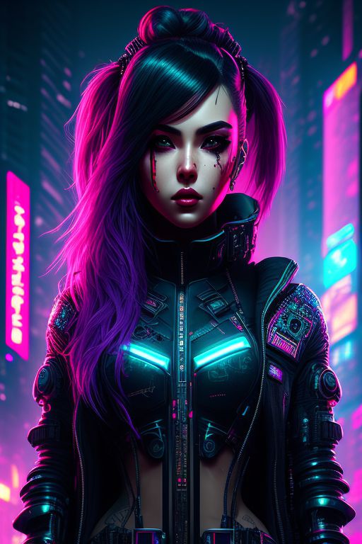 Cris: Cyberpunk city girl