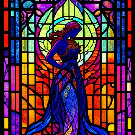 CADMUS: Naruto stained glass,Nouveau Mermaid Stained Glass Cathedral ...
