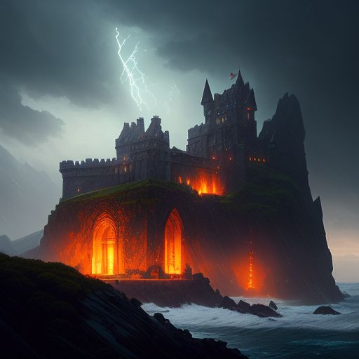 ArtStation - Dragonstone castle