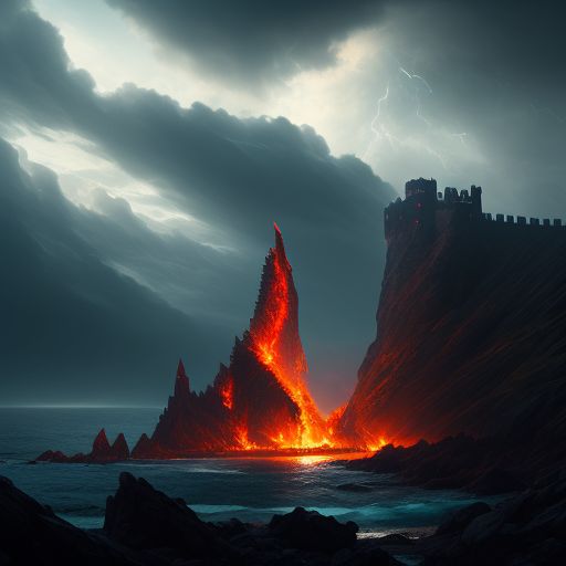 ArtStation - Dragonstone castle