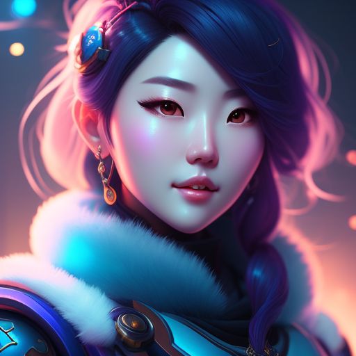 Kit-Fox: Mei Zhou, Overwatch, Character from Overwatch, Stunning Colors ...