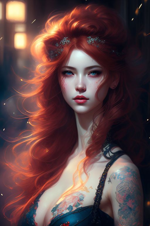 joyous-panda234: Realisticportraits of lovely and fantasy bombshells ...
