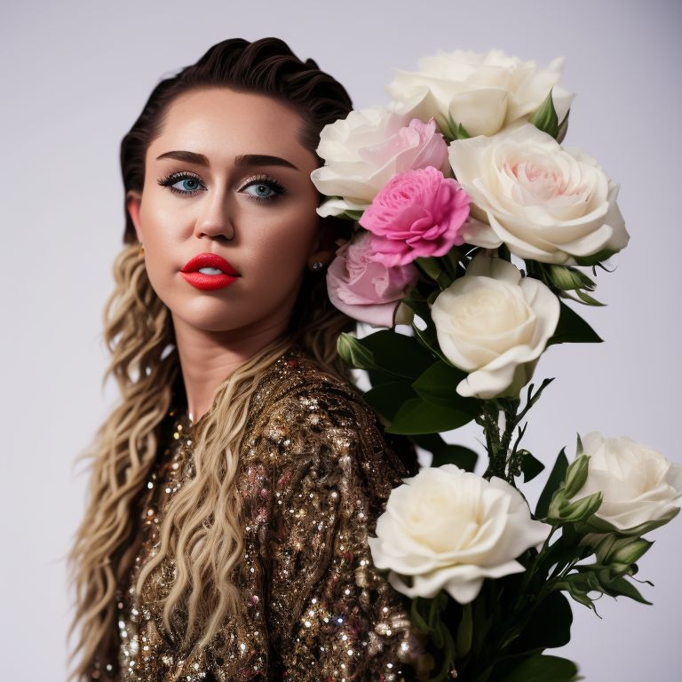 Myndcruzer: Miley Cyrus in flowers videoclip