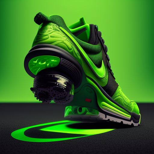 drafty shrew643 A Nike shoes with Mike Wazowski design Monster