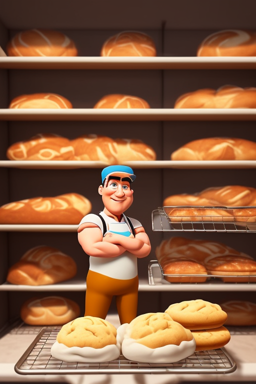 bread cartoon