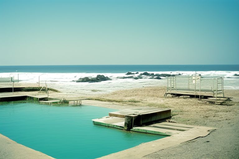 worseturtle85 bathing facility near the coast, colorful