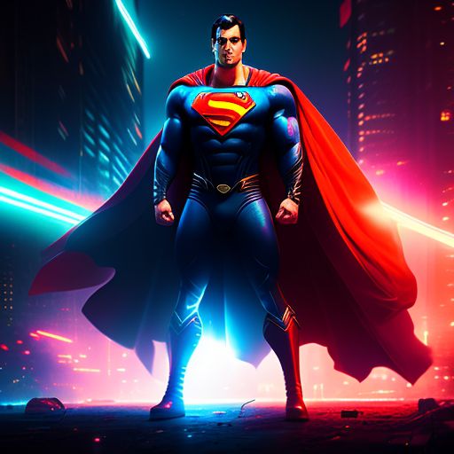 Oficina Steam::Superman - Glow[4K]