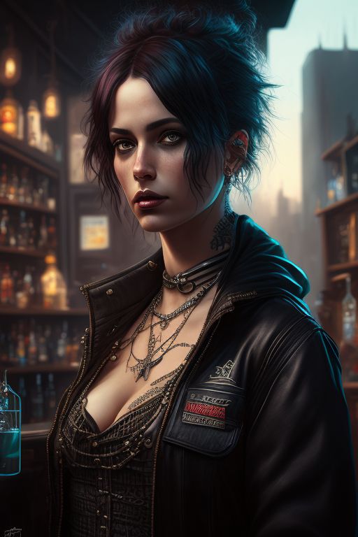 impolite-fish24: Punk Girl Sons of Anarchy sitting in a dirty bar in ...