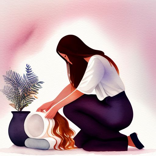 woman kneeling at jesus feet