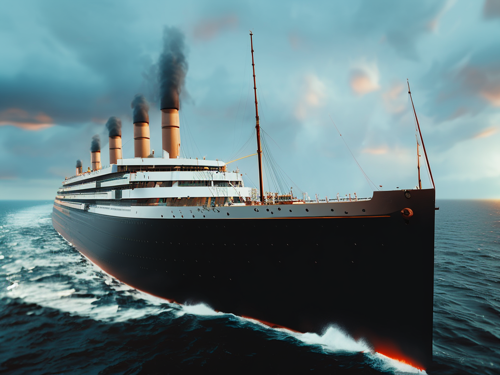 all-seahorse268: Titanic ship, RMS Titanic, 1912s, Sunset