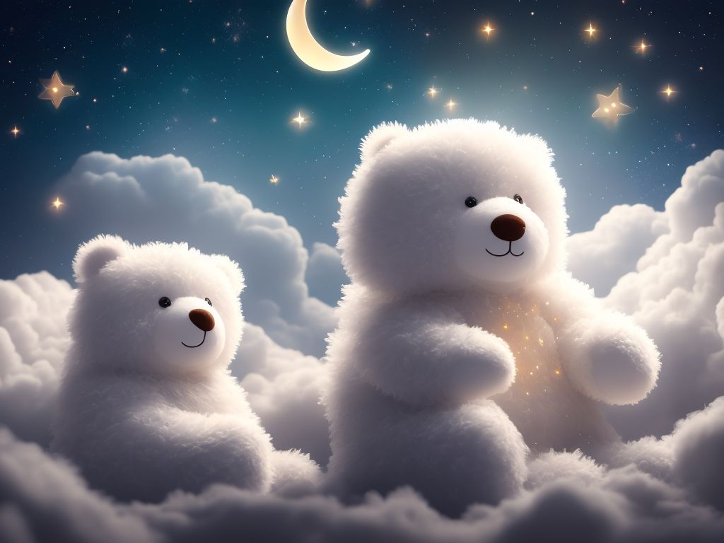 cute white teddy bears