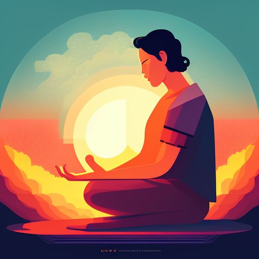 timely-frog865: person meditating sitting