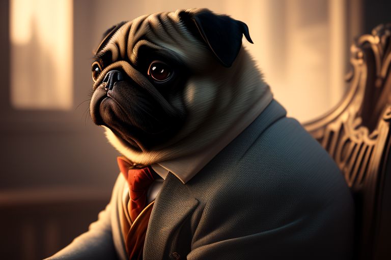 Pug necktie hotsell