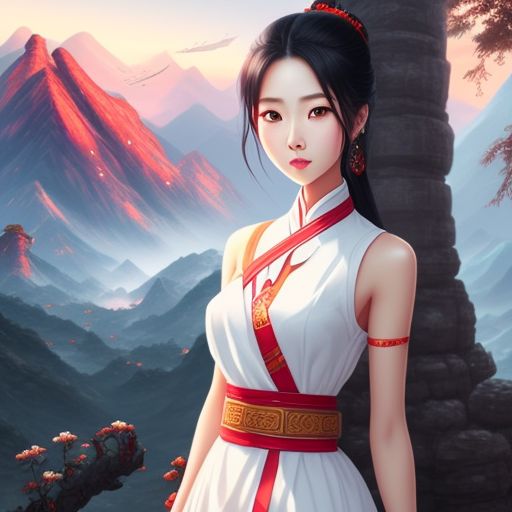 meager-eagle839: ancient chinese beauty in white clothes