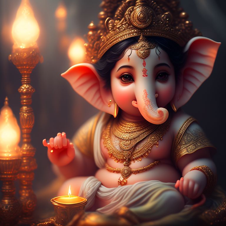 stained-boar998: Baby Lord Ganesh