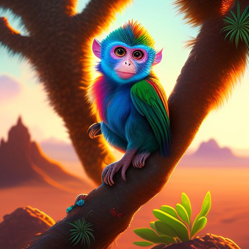 Cute Monkey - Mohit184 - Digital Art, Animals, Birds, & Fish, Other  Animals, Birds, & Fish - ArtPal