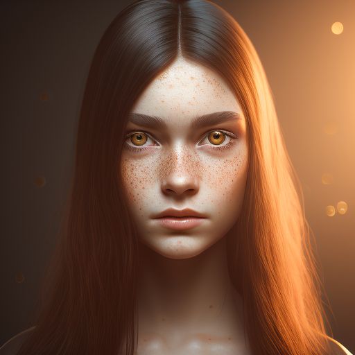 Safe-guanaco145: A Girl With Long Black Hair And Golden Eyes, With 