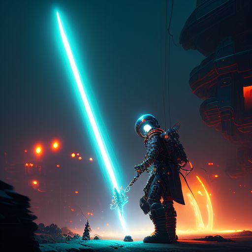 Sci Fi Energy Sword